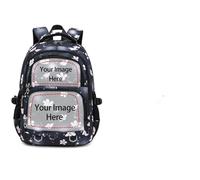 Personalice Su Imagen/Nombre/Logo Equipaje Mochila Femenina Bolsa De Viaje Schoolbag para Niñas Adolescentes Bolsa De Libros Color3,44X34X17CM