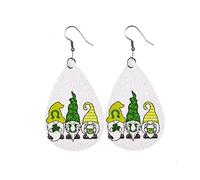 Personalidad Día De Patricio Cuelga Gotas Para Los Oídos Pendientes Exagerados Para Niñas Adolescentes Fiesta Bodas Joyería Pendientes Colgantes En Forma Lágrima Estilo Sombrero