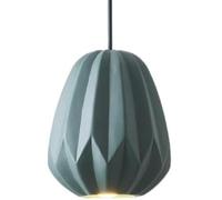 Personalidad Estilo nórdico Candelera de Resina de Metal, lámpara de Colgante de Resina de Color Creativo, lámpara de Techo de Montaje en Descarga, luz Colgante de una Sola Base E27, lámpara Colgante