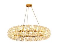 Personalidad Luz Creativa Lámpara De Cristal De Lujo,G9 Lámpara De Araña De Cristal Posmoderna Nórdica,Edificio Dúplex Villa Escalera Luz,para Sala De Estar Comedor Dormitorio Lámpara De Sala De