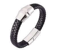 Personalised Gifts Bracelet Men's Party Bracelets Cross Skull Bracelets Men's Wrist Chain Stainless Steel with Magnetic Clasp