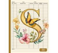 Personalised Letter S Accounts Book: Self Employed, Small Business & Sole Trader Bookkeeping and Accounting Ledger Book