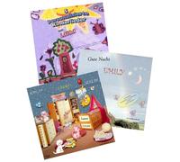 Personalisierte Geschenkbox (3 CDs) für Kinder / Babys - 5 Kinderlieder CD + Schlaflied CD + 3 Guten Nacht Geschichten CD - alle 3 CDs mit Wunschname ! - Jeder Vorname möglich !