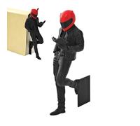 Personalisierte Kreative Lesezeichen Mit Motorradrennfahrer-Motiven - Perfekt Für Die Dekoration Von Bücherregalen Und Bücherecken | Coole Lesezeichen Mit Schräg Gestellten Motorradrennfahrer-Statuen