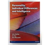 Personality, Individual Differences and Intelligence