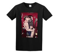Personality Killing Stalking Sangwoo Yoonbum Bum Korean Yaoi Manga Unisex Camiseta Negra Camiseta para Hombre, Negro , L