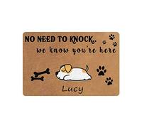 Personaliza A Tu Perro. No Necesitas Llamar. Sabemos Que Estás Aquí. Alfombra Baño Limpia Tapete Entrada Antideslizante Alfombras para Bañera Ducha Cocina 40 X 1673Cm