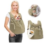 Personaliza lo que necesitas bolsa transportadora para mascotas, mochila grande de malla transpirable para perros, correa portátil para gatos manos libres para viajes y exteriores, tamaño 43,2 x 33 x