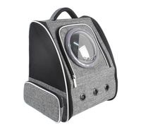 Personaliza lo que necesitas mochila para mascotas para cachorros y gatos, diseño de burbujas de cabina espacial, malla transpirable de 360°, mochila ligera para senderismo al aire libre con cinturón