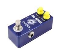 Personaliza lo que necesitas Pedal de coro de guitarra eléctrica, pedal de efectos de guitarra eléctrica, carcasa de aleación de zinc de 9 V CC 9 V 6,35 mm, tasa de interfaz de entrada/salida, 2