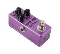 Personaliza lo que necesitas Pedal de distorsión de guitarra, pedal de efectos de guitarra eléctrica, carcasa de aleación de zinc True Bypass, CC 9 V, 6,35 mm, interfaz de entrada/salida,