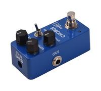 Personaliza lo que necesitas Pedal de efectos de coro analógico de guitarra, profundidad, velocidad, nivel, profundidad, controles versátiles, CC 9 V, 6,35 mm, interfaz de entrada/salida, aleación de