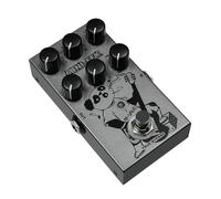 Personaliza lo que necesitas Pedales de efectos eléctricos, efectos de distorsión de sobrecarga de metal pesado, ajustador de ecualizador, pedal de guitarra portátil de distorsión británica para