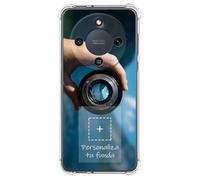 Personaliza tu Funda Silicona AntiGolpes Transparente con tu Fotografía para Huawei Honor Magic 8 Lite 5G Dibujo Personalizada