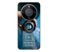 Personaliza tu Funda Silicona Gel TPU Negra con tu Fotografia para Huawei Honor Magic 8 Lite 5G Dibujo Personalizada