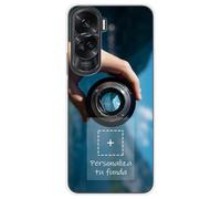 Personaliza tu Funda Silicona Gel TPU Transparente con tu Fotografia para Huawei Honor 90 Lite 5G Dibujo Personalizada