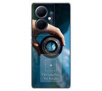 Personaliza tu Funda Silicona Gel TPU Transparente con tu Fotografia para Vivo V29 Lite 5G Dibujo Personalizada