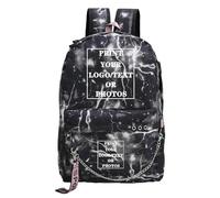 Personaliza Tu Logo Nombre Imagen Mochila Escolar para Adolescentes Niñas Moda Mochila De Viaje Personalizada Color3,45X32X15CM