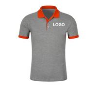 Personaliza Tu Logotipo/Texto Camiseta Personalizada Moda Polo De Verano Camisetas Casuales De Manga Corta Ropa De Trabajo De Bricolaje Color4,L