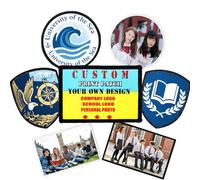 Personaliza tu Parche de Impresión de Imagen, Parches de Respaldo Tácticos Personalizados Para Planchar/Coser/Gancho y Bucle Para Chaquetas Agrega tu Foto/Logotipo/Texto Impresión de Tela-Rectángulo