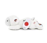 Personalizable Peluche con latido del corazón “Liz la Ovejita” - sonidos relajantes de latido y melodías, sensor de ruido - para bebés y niños pequeños - personalizado con nombre - ZAZU