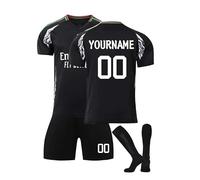 personalización Camiseta Fútbol Niño, 24/25Equipación de l Personalizada Casa/Visitante, Camisetas de Futbol Conjunto Niños y Adulto, Camiseta de Entrenamiento de Fútbol,Pantalones Cortos y Calcetines
