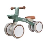 Personalizada Bicicleta de equilibrio de madera Luna Verde Piedra-ligera con diseño antivuelco y asiento regulable-ruedas silenciosas antideslizantes-a partir de 18 meses-con el nombre impreso