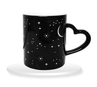 Personalizada Mágica Taza con tu Foto - sensible al calor que cambia de color, cielo estrellado, taza de café personalizada