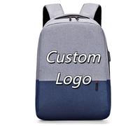 Personalizado Bandolera Hombre Mujer Personalizada Logo Texto Grande Capacidad Mochila Estudiantes Mochila Escolar Casual Viaje Bolsa Color2,30 * 14 * 43CM