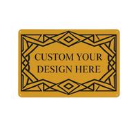 personalizado Cartel de chapa de metal, Fotos/texto/nombres/logotipos personalizables, Bordes opcionales, para pared al aire libre, interior, calle, oficina, hogar