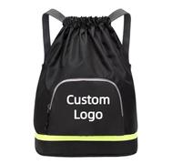 Personalizado Cordón Bolsa Bandolera Hombre Mujer Personalizada Logo Texto Viaje Mochila Grande Capacidad Fitness Deportes Bolsa Color1,31 * 17 * 42cm