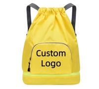 Personalizado Cordón Bolsa Bandolera Hombre Mujer Personalizada Logo Texto Viaje Mochila Grande Capacidad Fitness Deportes Bolsa Color4,31 * 17 * 42cm