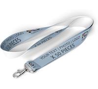 Personalizado Cordón Correa de Cuello SET 50 piezas con acollador para Negocio con texto/logo/graficos El regalo original! [098]