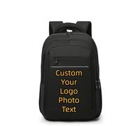 Personalizado Cualquier Logo Usted Desee Imagen Texto Mochila Hombres Hombro Bolsa Grande Capacidad Multifuncional Viaje Portátil Bolsa Negocios Ordenador Bolsa Color1,32 * 14 * 43cm