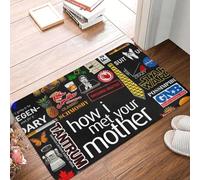 Personalizado de Cómo Conocí a Vuestra Madre Collage Felpudo Antideslizante en la Entrada de la Cocina Puerta del cuarto de Baño del Piso Estera de programa de TV de la Sala de Alfombras y tapetes
