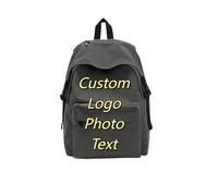 Personalizado Estudiante Mochila Personalizada Logo Imprimir Mochila Niño Niña Grande Capacidad Casual Hombro Bolsa Color3,29 * 15 * 40cm