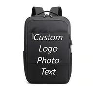 Personalizado Hombres Bandolera Bolsa Personalizada Logo Foto Texto Ordenador Bolsa Viaje Grande Capacidad Mochila Color2,29 * 12 * 41cm