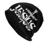 Personalizado Jesús El Camino La Verdad La Vida Gorro Sombrero de Punto Sombreros Unisex Religión Cristiana Cruzada Fe Cristiana Sombreros de Invierno Gorros