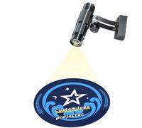 Personalizado LED Logo Proyector Luz, 360 ° ajustable, al aire libre impermeable Rotativo LED Logo Proyector Luz para Tiendas, Multi-Color Custom Proyección