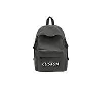 Personalizado Logo Gran Capacidad Mochila Ligera Impermeable Niños Estudiantes Primaria Libro Bolsa Mochila Escolar Gray,12 Inches