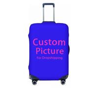Personalizado Logo Maletas Funda Elástica Personalizado Su Diseño Aquí Maleta De Viaje Fundas Protectoras Traje Color7,M