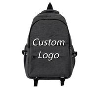 Personalizado Mochila Escolar Personalizada Logo Foto Texto Bolsa Hombre Mujer Grande Capacidad Estudiantes Exteriores Casual Hombro Mochilas Color2,30 * 15 * 45CM