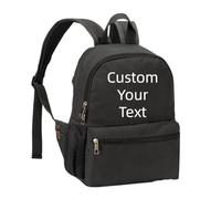 Personalizado Mochila Escolar Personalizada Nombre Imprimir Mochila Bordado Casual Niño Niña Mochila para Volver A Bolsa Escolar Color5,25 * 15 * 30cm