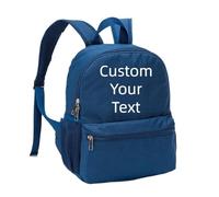 Personalizado Mochila Escolar Personalizada Nombre Imprimir Mochila Bordado Casual Niño Niña Mochila para Volver A Bolsa Escolar Color6,25 * 15 * 30cm