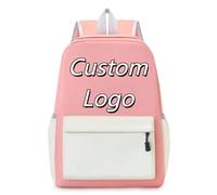 Personalizado Mochilas Niño Niña Personalizada Logo Foto Texto Imprimir Estudiantes Bolsa Niños Casual Hombro Mochilas para Regalo Color8,30 * 14 * 40cm