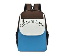 Personalizado Niños Mochilas Escolares Niño Niña Bandoleras Personalizada Logo Foto Texto Imprimir para Primaria Escuela Estudiantes Regalo Color6,30 * 15 * 42cm