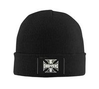 Personalizado West Coast Cruz Hierro Choppers Calaveras Gorros Gorros Hip Hop Invierno Cálido Mujeres Hombres Sombrero Punto Unisex Sombreros Sombrero Adultos Regalo Navidad Personalizado Novio