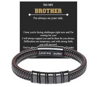 Personalizar regalos únicos para hombres, regalos para niños, pulseras de cuero para hombres, regalo para él, Navidad, Día del Padre, Día de Acción de Gracias, regalo de cumpleaños, vacaciones