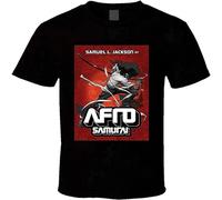 Personalized Afro Samurai Men's Funny T-Shirt 100% Cotton tee Black XXL
