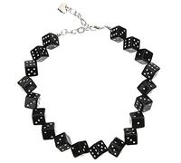 Personalized Dice Necklace Unisex Beaded Game Jewelry Fun Parties Creative Neck Chain Women Unique Present Girlfriend Stylish Accessory for Any Outfit